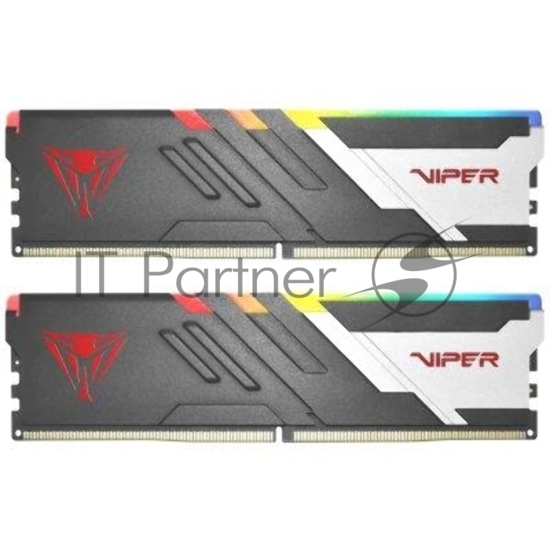 Память Patriot 64Gb DDR5 5600MHz PVVR564G560C40K Viper Venom RGB 2x32Gb RTL Gaming PC5-44800 CL40 DIMM 288-pin 1.35В