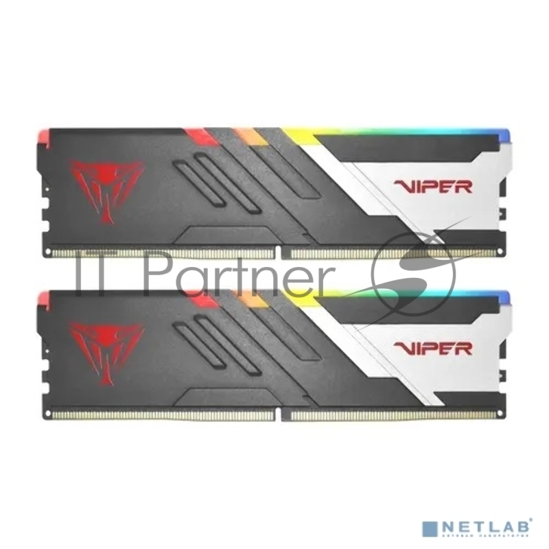 Память Patriot 64Gb DDR5 5600MHz PVVR564G560C40K Viper Venom RGB 2x32Gb RTL Gaming PC5-44800 CL40 DIMM 288-pin 1.35В