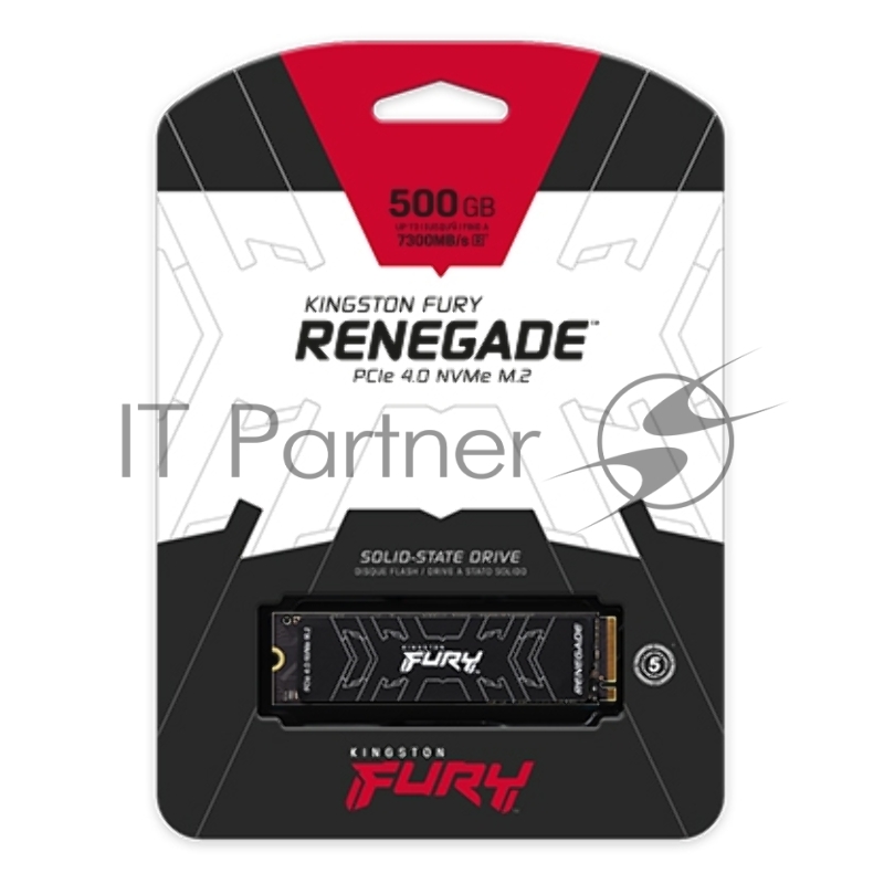 Накопитель SSD Kingston 500GB SFYRSK/500G M.2 2280 NVMe, PCIe 4.0 x4, 3D TLC, R/W 7300/3900MB/s