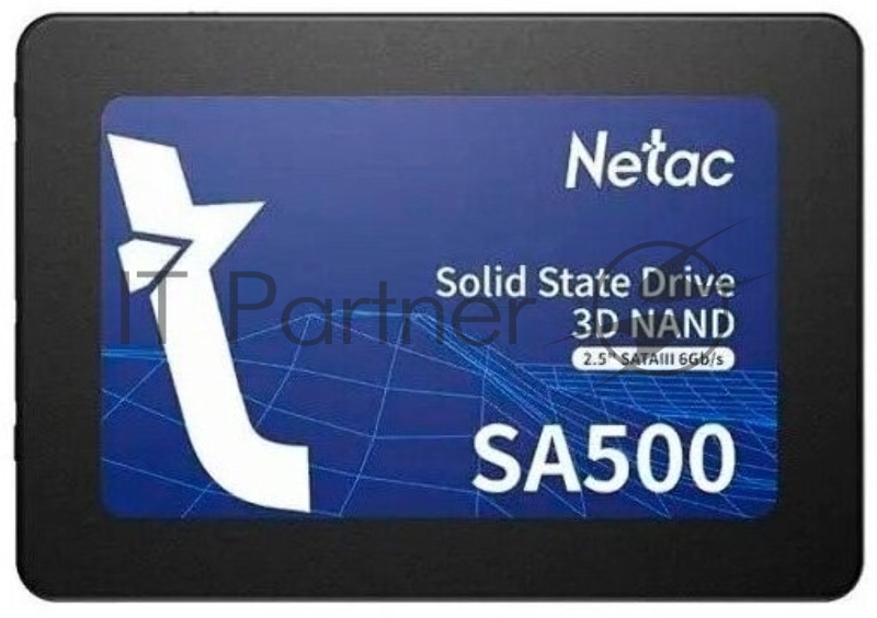 Твердотельный накопитель Netac SA500 2.5 SATAIII 3D NAND SSD 2TB, R/W up to 530/475MB/s 3Y
