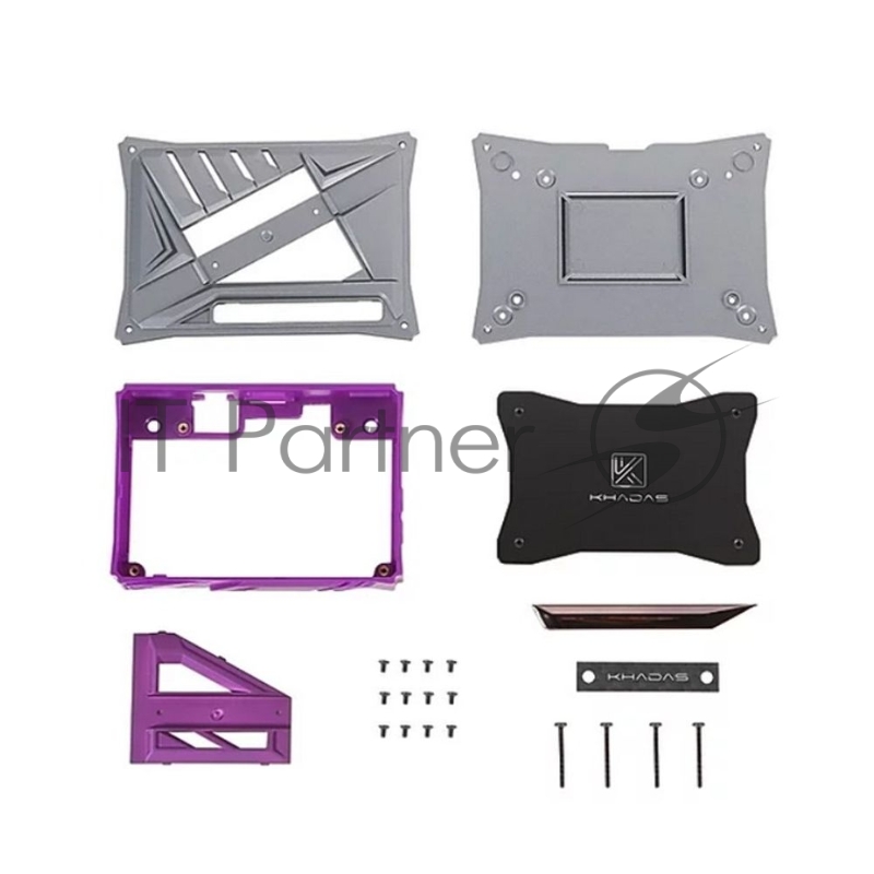 Корпус Khadas DIY Case Purple VIMs DIY Case, Purple Color, with heavy metal plate
