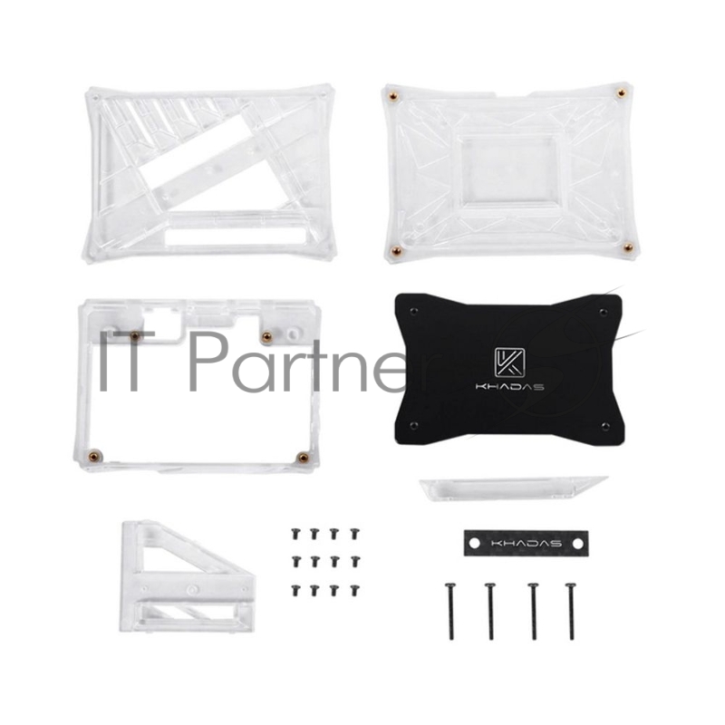 Корпус Khadas DIY Case Transparent VIMs DIY Case, Transparent, with heavy metal plate