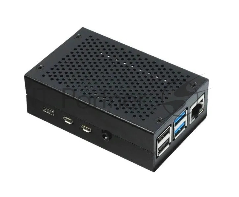 Корпус ACD Black Fine Heat Dispersion Aluminium Alloy Case for Raspberry Pi 4B