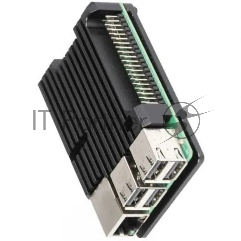 Корпус ACD Black Metal Aluminum Case for Raspberry Pi 3B/3B+