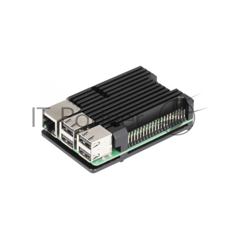 Корпус ACD Black Metal Aluminum Case for Raspberry Pi 3B/3B+