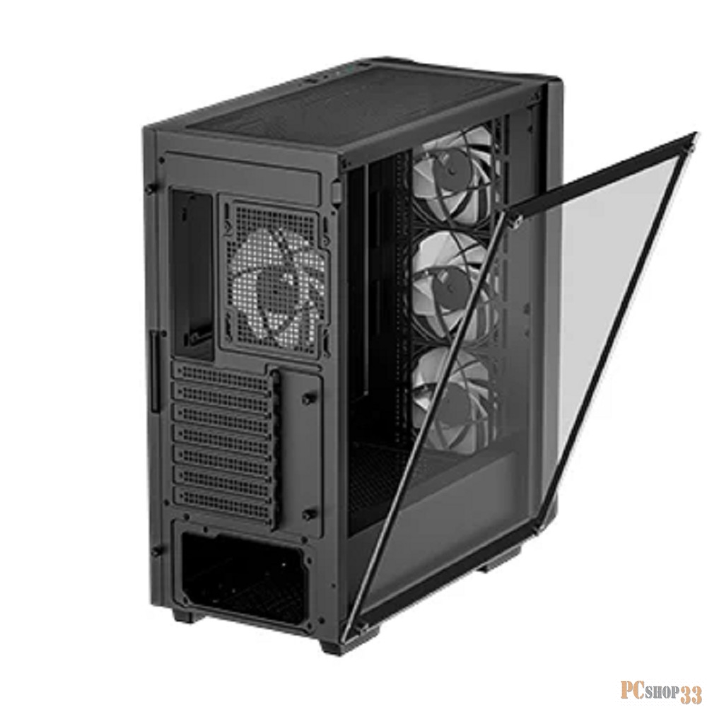 Корпус MidiTower Deepcool CC560 A-RGB black (ATX, без БП, ARGB, USB3.2 Type-A+USB2.0 Type-A) (R-CC560-BKTAA4-G-2)