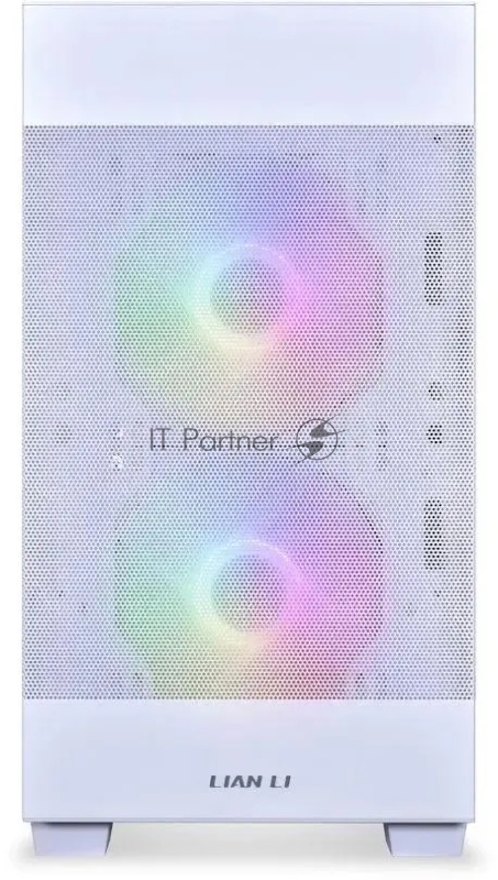 Корпус Lian-Li Lancool 205M Mesh белый без БП ATX 2xUSB3.0 audio bott PSU