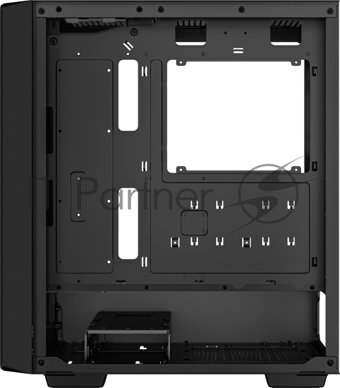 Корпус Deepcool CC560 V2 Limited без БП, боковое окно (закаленное стекло), черный, ATX