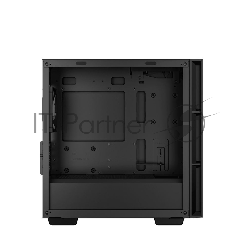 Корпус Deepcool CH360 без БП, боковое окно (закаленное стекло), 2x140мм ARGB LED вентилятор спереди и 1x120мм ARGB LED вентилятор сзади, черный, mATX
