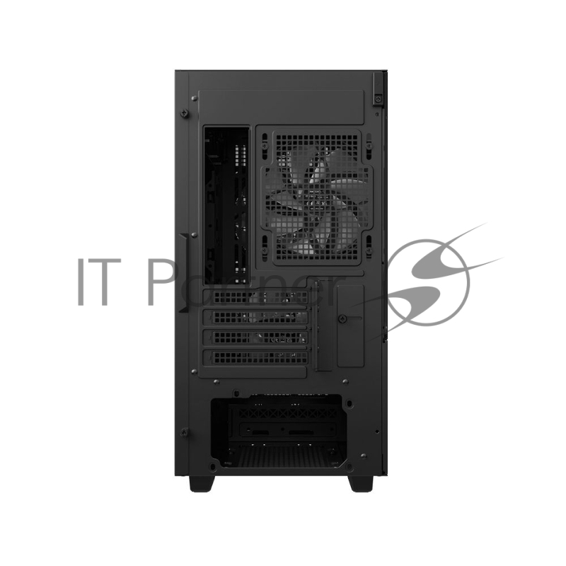 Корпус Deepcool CH360 без БП, боковое окно (закаленное стекло), 2x140мм ARGB LED вентилятор спереди и 1x120мм ARGB LED вентилятор сзади, черный, mATX