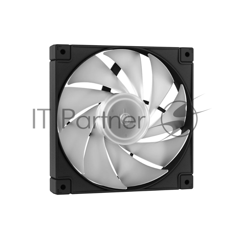 Корпус Deepcool CH360 без БП, боковое окно (закаленное стекло), 2x140мм ARGB LED вентилятор спереди и 1x120мм ARGB LED вентилятор сзади, черный, mATX