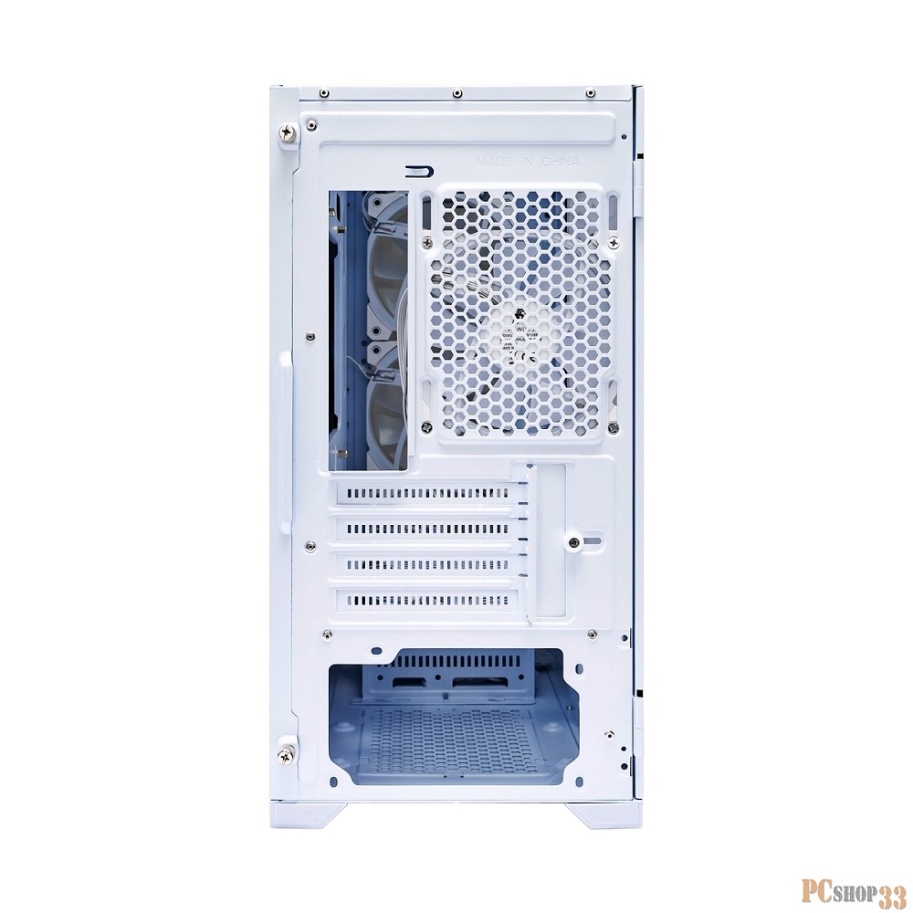 Корпус 1STPLAYER TRILOBITE T3 ARGB White / mATX / 4x 120mm ARGB fans inc. / T3-WH-4F2-W(AP)