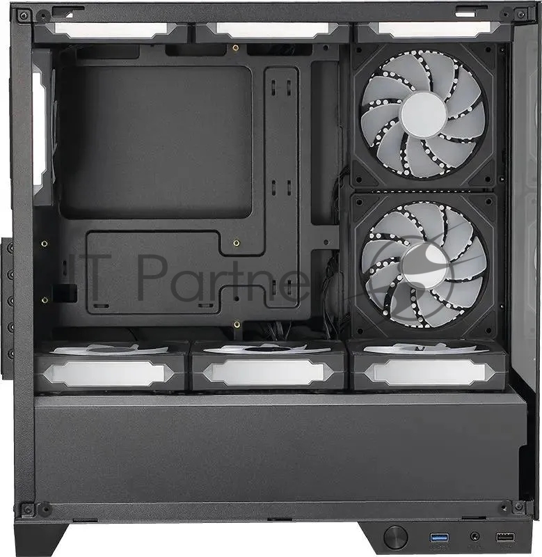 Корпус Formula Cristal Z1M черный без БП mATX 2xUSB2.0 1xUSB3.0 audio bott PSU