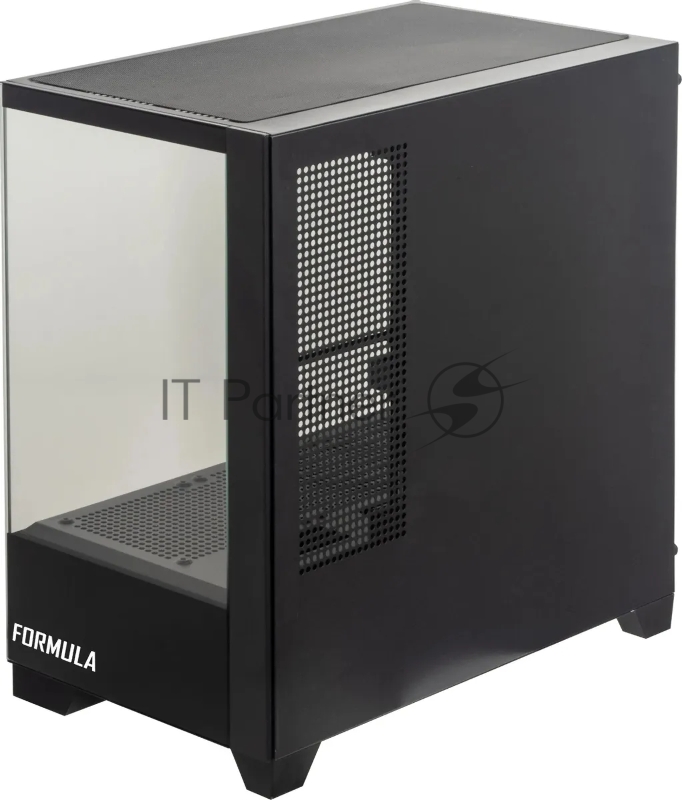 Корпус Formula Cristal Z1M черный без БП mATX 2xUSB2.0 1xUSB3.0 audio bott PSU