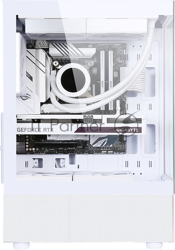 Корпус Formula Crystal Z1 PLUS белый без БП ATX 2xUSB2.0 1xUSB3.0 1xUSB3.1 audio bott PSU