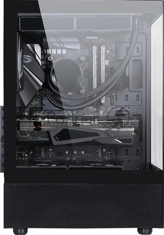 Корпус Formula Crystal Z1 PLUS черный без БП ATX 3x120mm 2xUSB2.0 1xUSB3.0 1xUSB3.1 audio bott PSU