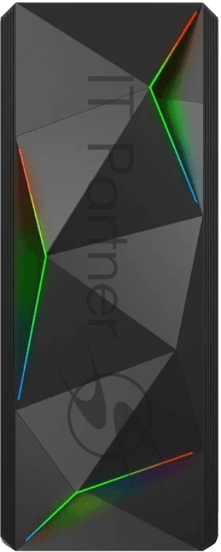 Корпус Zircon Ares без БП (Midi Tower, Micro-ATX, Black, 1*USB3.0+2*USB2.0)