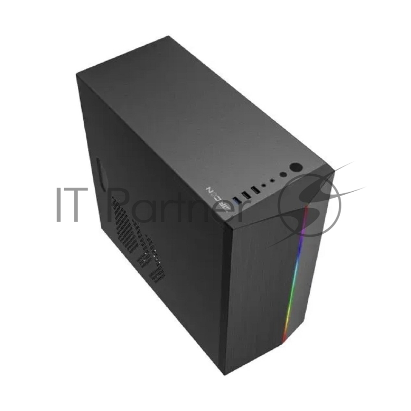 Корпус Zircon Lima без БП (Midi Tower,Micro-ATX,Черн,1*USB3.0, 1*92mm )