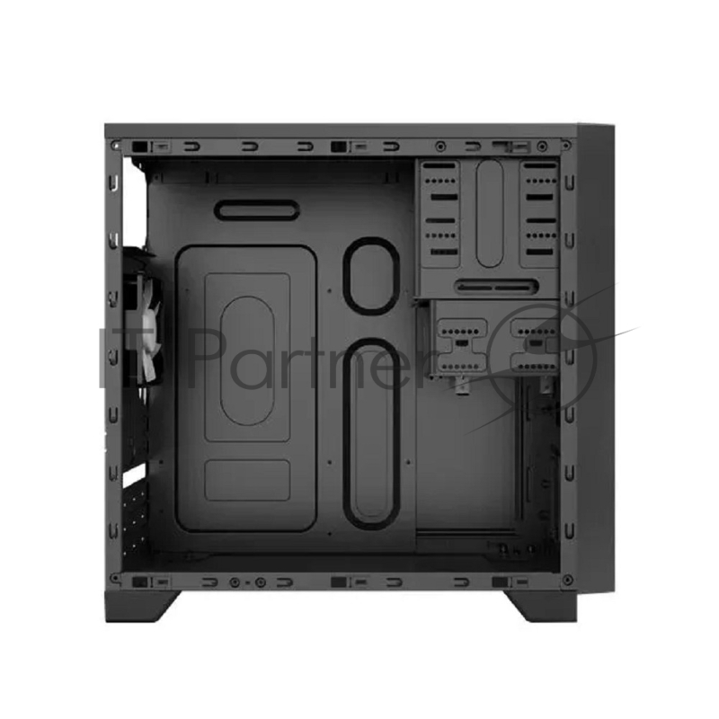 Корпус Zircon Star без БП (Midi Tower,Micro-ATX, Черн., 1*USB3.0, 2*USB2.0, 1*92мм)