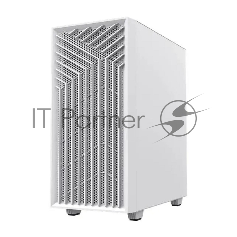 Корпус Zircon Tropez WT без БП (Midi Tower,ATX,Бел,1*USB3.0,1*USB2.