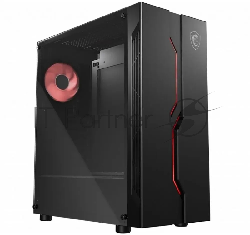 Корпус MidiTower MSI MAG VAMPIRIC 010M (ATX, без БП, RGB, 2xUSB2.0 Type-A + USB3.2 Type-A) (306-7G08P22-809)