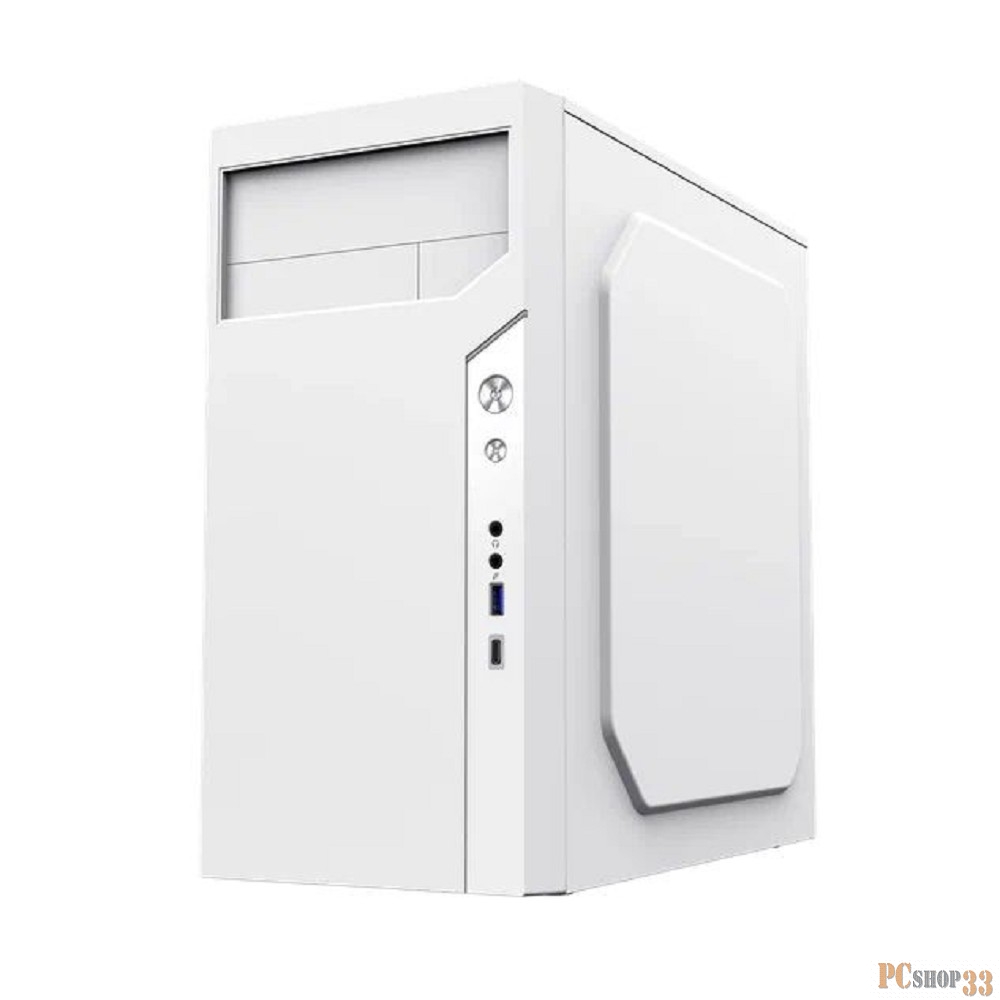 Корпус ZIRCON IVA WT (Midi Tower, Белый, БП 450Вт., 1*USB3.0, 1*USB Type-C, HD Audio)