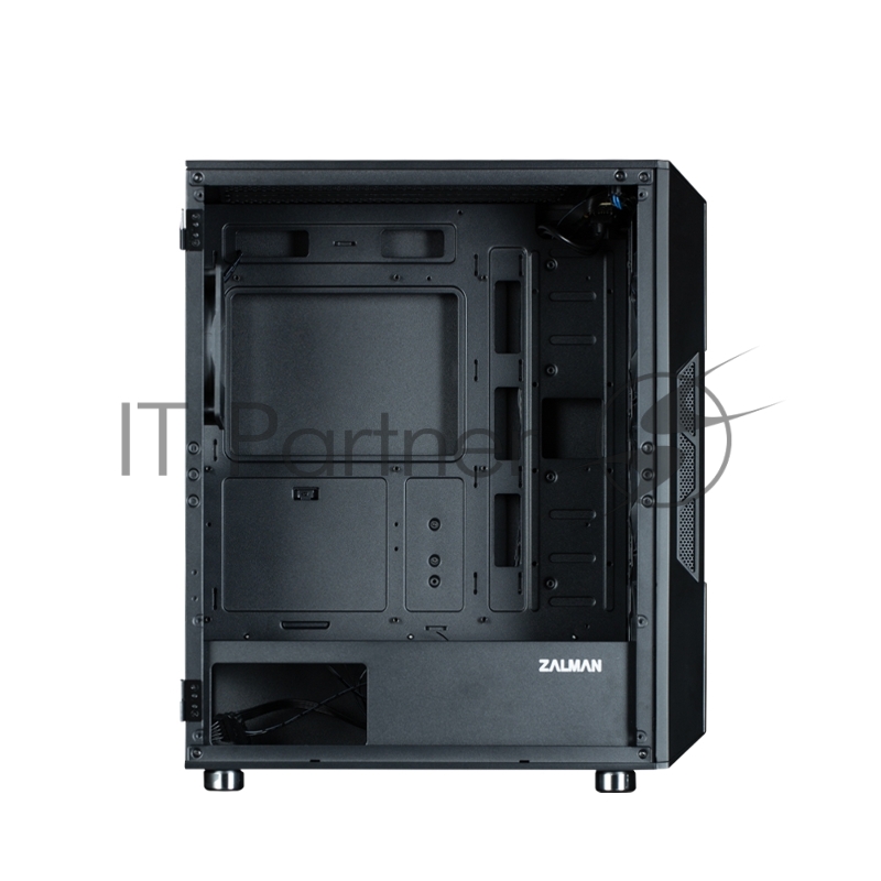Корпус ZALMAN I3 NEO ARGB BLACK, ATX, BLACK, FRONT MESH, WINDOW, 2x3.5, 3x2.5, 1xUSB2.0, 2xUSB3.0, FRONT 3x120mm ARGB, REAR 1x120mm ARGB