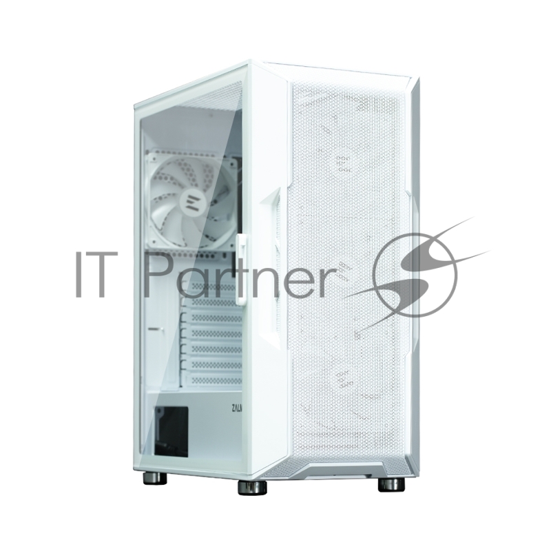 Корпус ZALMAN I3 NEO ARGB WHITE, ATX, WHITE, FRONT MESH, WINDOW, 2x3.5, 3x2.5, 1xUSB2.0, 2xUSB3.0, FRONT 3x120mm ARGB, REAR 1x120mm ARGB