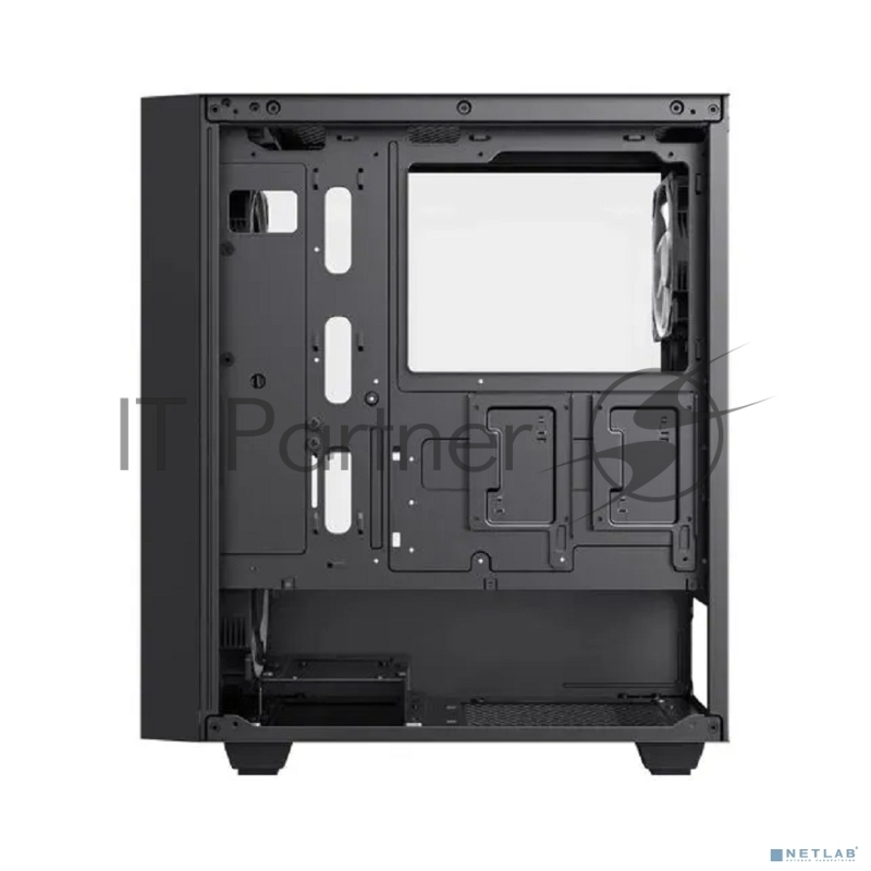 Корпус Zircon Tropez BK без БП (Midi Tower,ATX,Черн,1*USB3.0,1*USB2