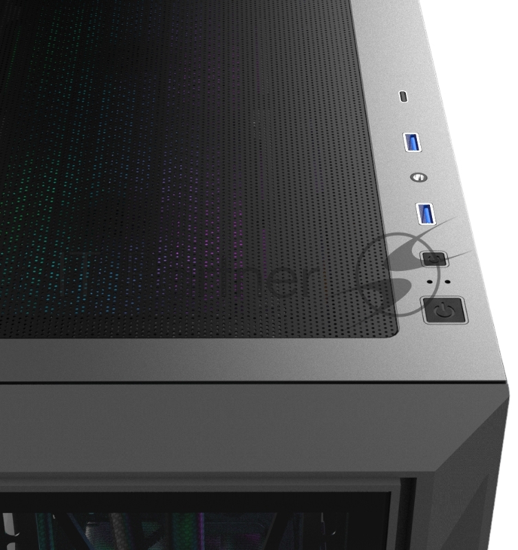 Корпус AGOS ULTRA TG4 (E-ATX 4pcs ARGB 120x120x25mm fans pre-installed Type C + USB3.0 port 4.0mm Tempered glass with hinge design 3.5 HDDx2 + 2.5 SSD/HDDx3)