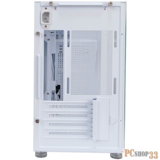 Корпус 1STPLAYER MIKU Mi6 EV White / mATX, 8 LCD display, USB-C / Mi6-EV-WH