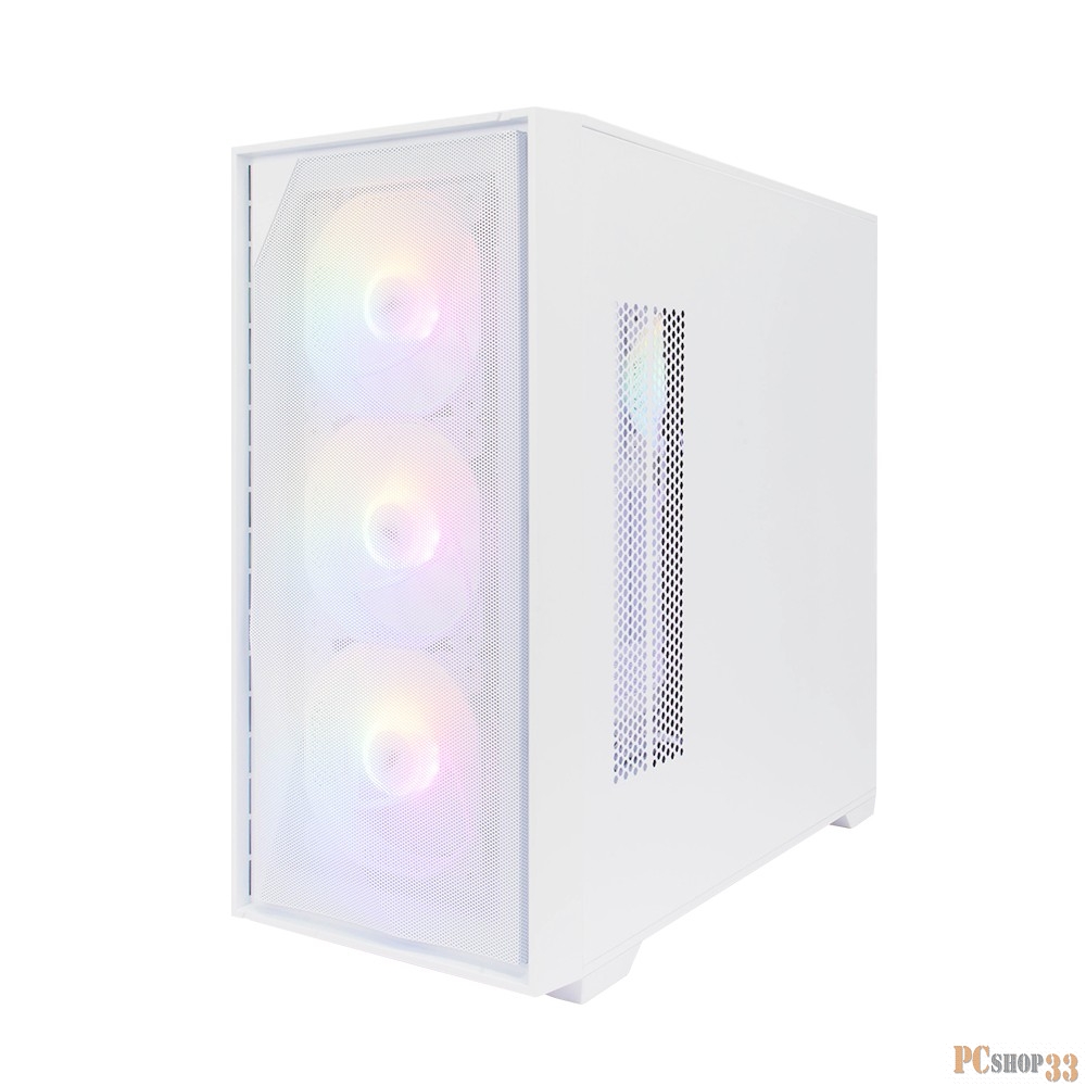 Корпус 1STPLAYER DK D6 White / mATX / 4x120mm LED fans / D6-WH-4F1-W