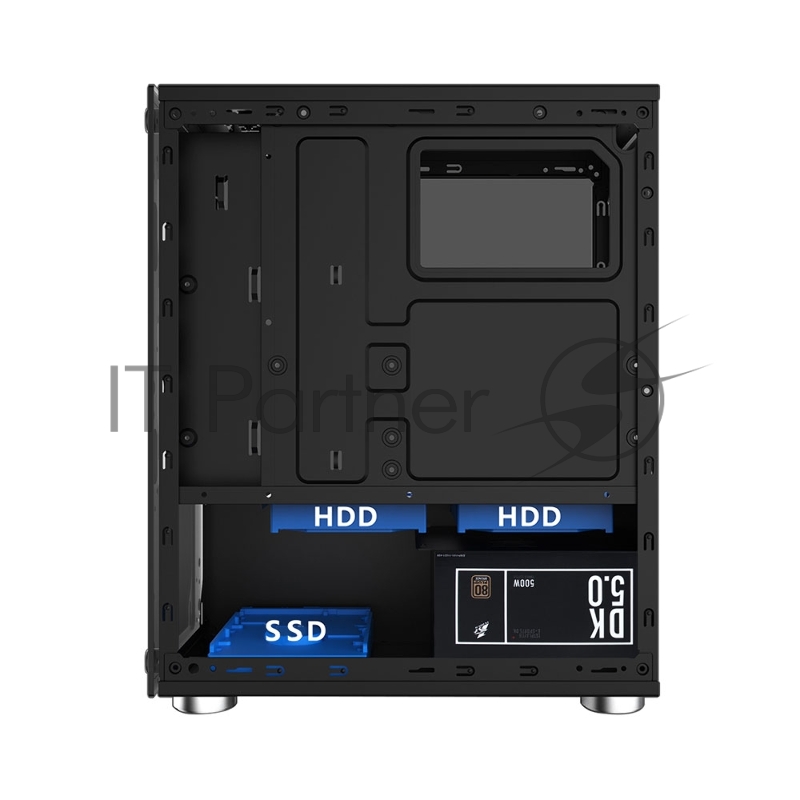 Корпус 1STPLAYER FIREBASE X2-M / mATX / 4x120mm LED fans / X2-M-4F1