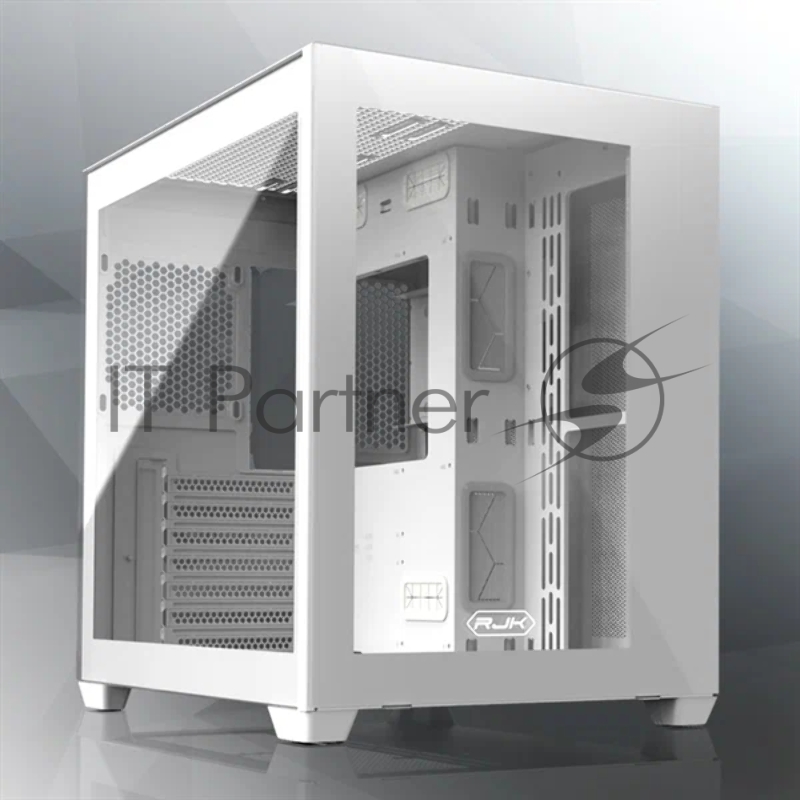 Корпус PAEAN C7 WHITE (ATX Type C + USB3.0 port Tempered glass at side & front 3.5 HDDx2 + 2.5 SSD/HDDx2 Dust filter on top & bottom 7 PCI slots Solid foot design)