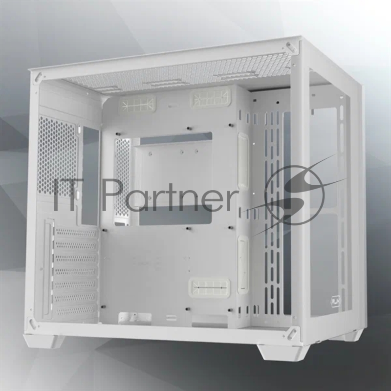 Корпус PAEAN C7 WHITE (ATX Type C + USB3.0 port Tempered glass at side & front 3.5 HDDx2 + 2.5 SSD/HDDx2 Dust filter on top & bottom 7 PCI slots Solid foot design)