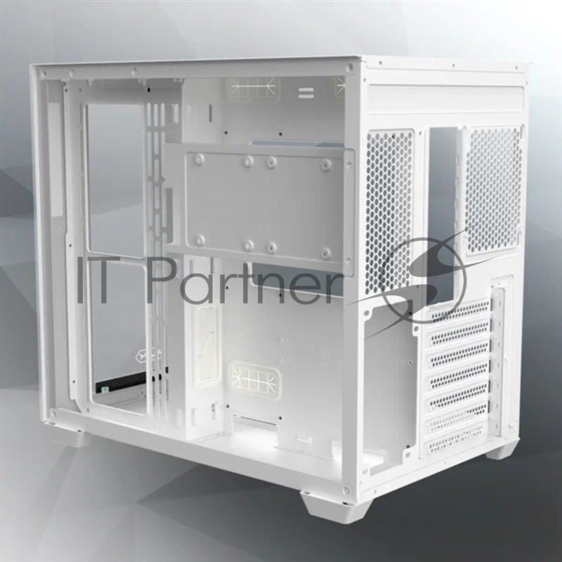 Корпус PAEAN C7 WHITE (ATX Type C + USB3.0 port Tempered glass at side & front 3.5 HDDx2 + 2.5 SSD/HDDx2 Dust filter on top & bottom 7 PCI slots Solid foot design)