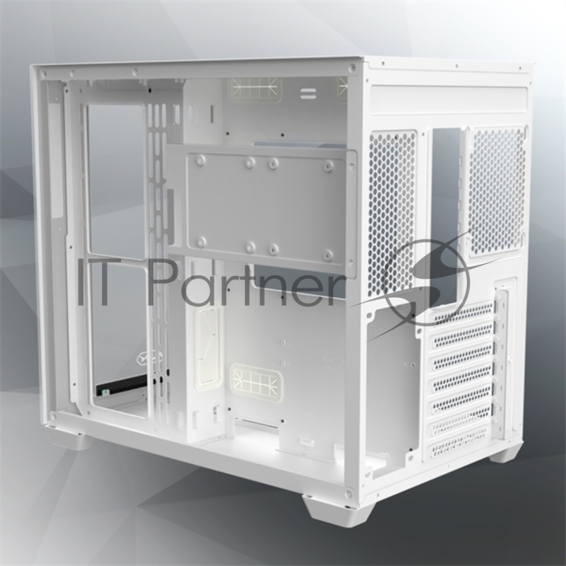 Корпус PAEAN C7 WHITE (ATX Type C + USB3.0 port Tempered glass at side & front 3.5 HDDx2 + 2.5 SSD/HDDx2 Dust filter on top & bottom 7 PCI slots Solid foot design)