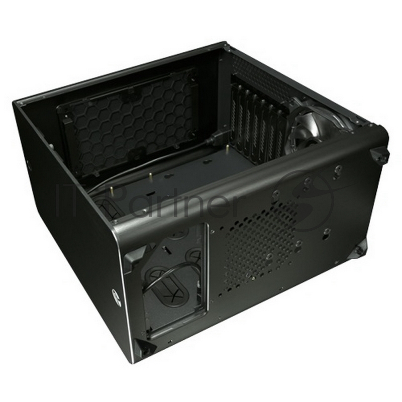 Корпус THETIS BLACK WINDOW (Aluminum, ATX 3.0mm Tempered glass side panel 120x120x25 O-type LED fan pre-installed at rear 2*USB3.0 Supports 3.5 HDD *2 + 2.5 SSD *2 7 PCI slots Rubber feet design)