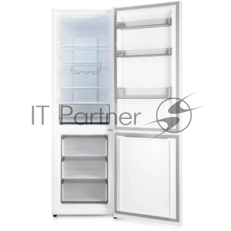 Холодильник Hyundai CC3585F 2-хкамерн. белое стекло