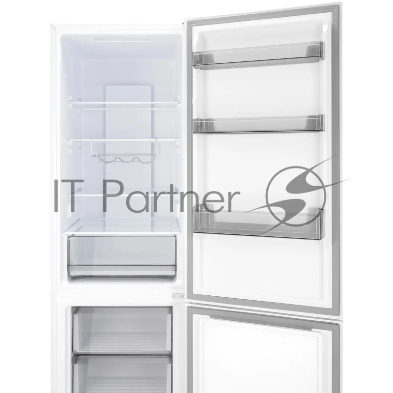 Холодильник Hyundai CC3585F 2-хкамерн. белое стекло