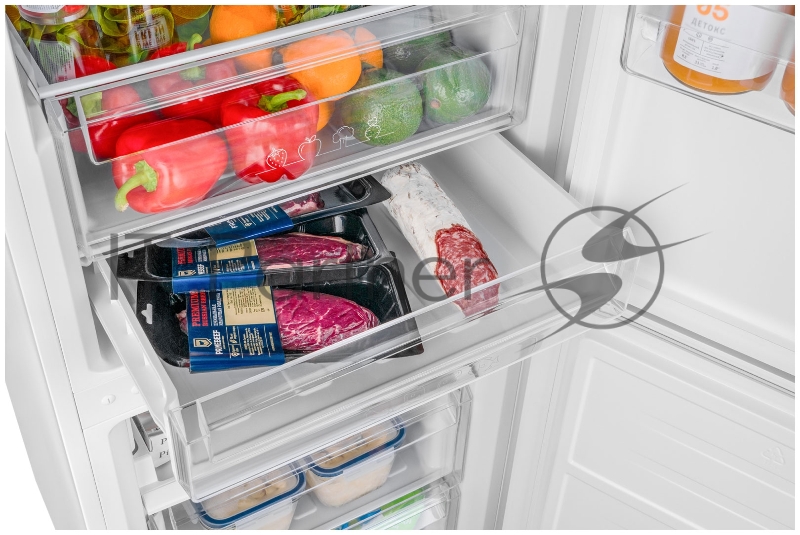 Холодильник Weissgauff WRK 185 Total NoFrost Inverter White