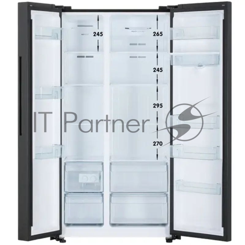 Холодильник Gorenje NRR9185EABXLWD 2-хкамерн. черный мат.