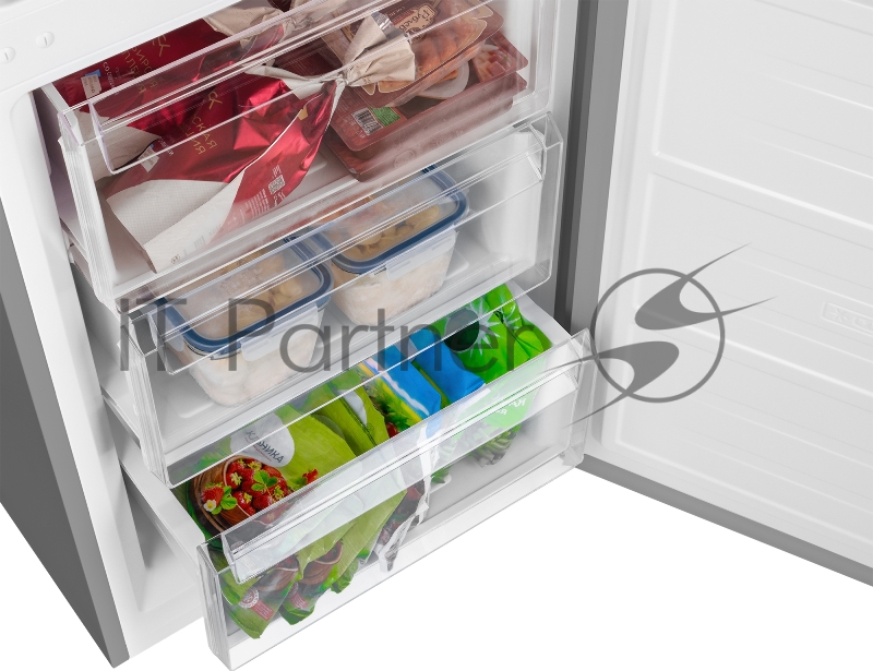 Холодильник Weissgauff WRK 185 Total NoFrost Inverter Inox