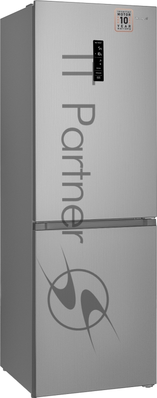 Холодильник Weissgauff WRK 185 Total NoFrost Inverter Inox