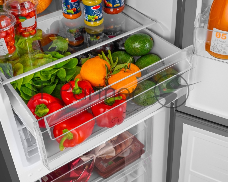 Холодильник Weissgauff WRK 185 Total NoFrost Inverter Inox