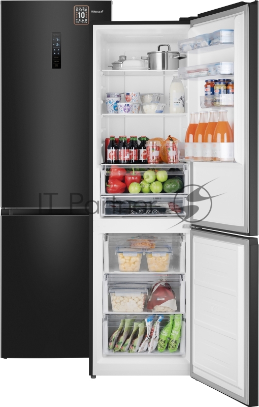Холодильник Weissgauff WRK 2000 Total NoFrost Inverter Black Inox