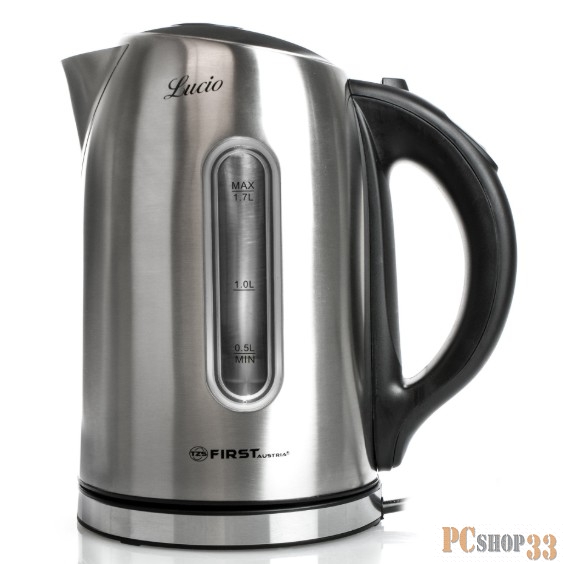 Чайник Чайник FIRST FA-5411-0 Silver, стальной, 1.7 л