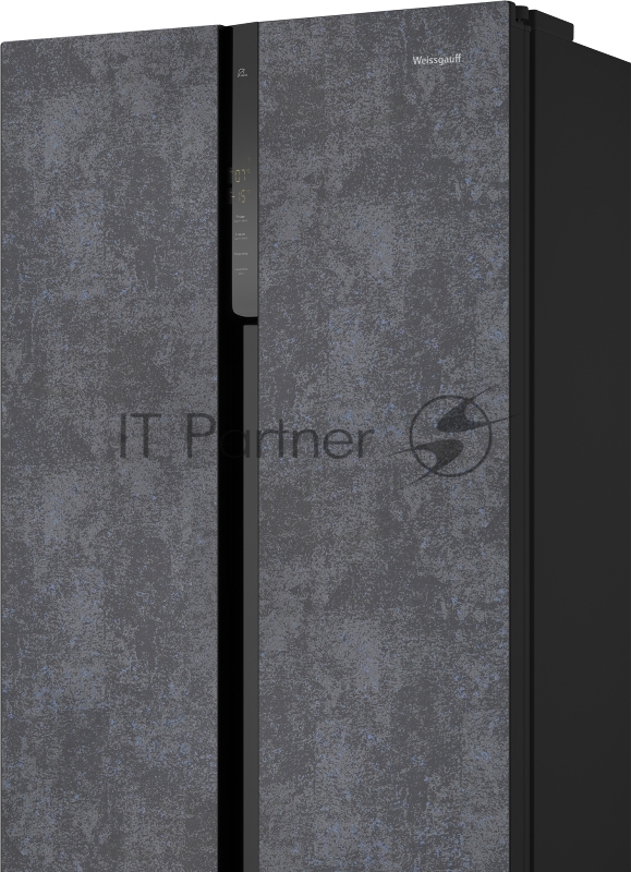 Холодильник Weissgauff WSBS 500 Inverter NoFrost Rock Glass