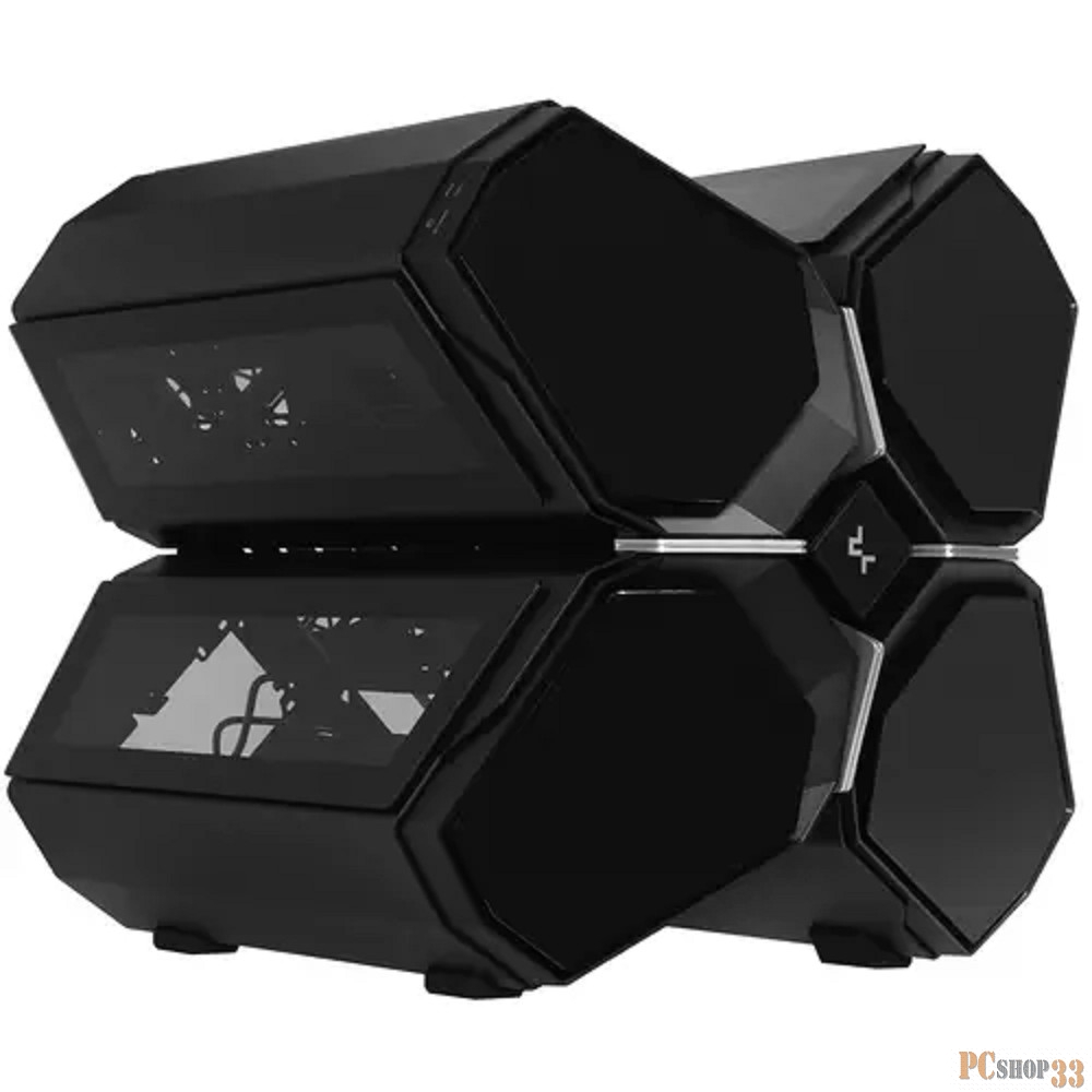 Корпус MidiTower Deepcool QUADSTELLAR INFINITY black (ATX, без БП, ARGB, USB3.2 Type-C) (R-QUADSTELLAR-G-1)