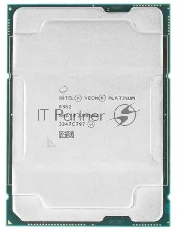 Процессор Xeon Platinum 8362 32 Cores, 64 Threads, 2.8/3.6GHz, 48M, DDR4-3200, 2S, 265W OEM